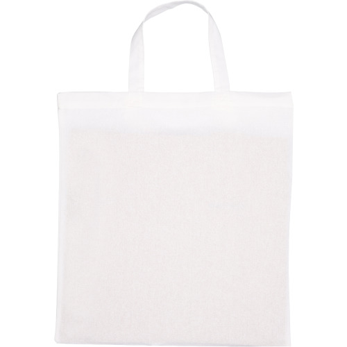 Torba bawełniana z krótkimi uszami 140 g/m2 BREGENZ Biały 068006 