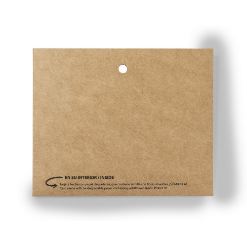 Identyfikator z nasionami dzikich kwiatów Neutralny V0269-00 (5)