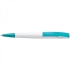 Długopis plastikowy z szerokim klipsem CANBERRA turkusowy 306114  thumbnail