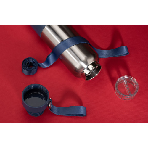 Butelka termiczna ze smyczką RON 500 ml Granatowy 16243-06 (7)