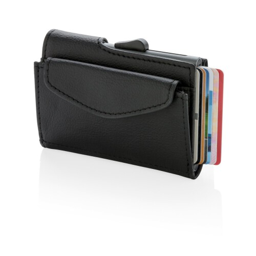 Portfel, etui na karty kredytowe C-Secure, ochrona RFID czarny P820.611 