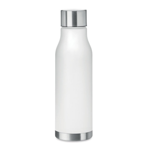 Butelka RPET 600 ml przezroczysty biały MO6237-26 