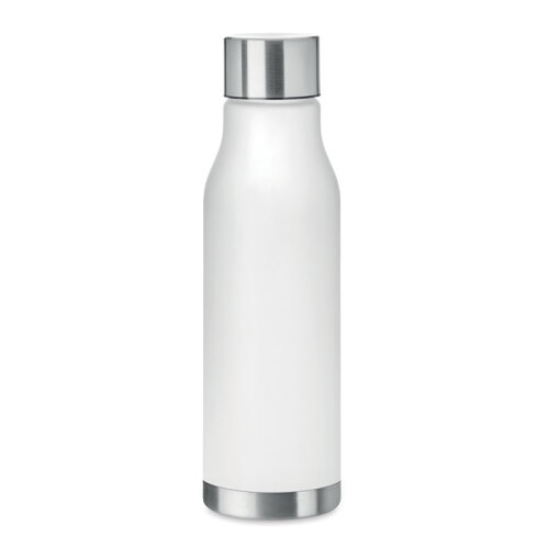 Butelka RPET 600 ml przezroczysty biały MO6237-26 