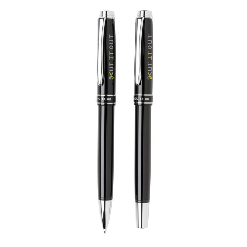 Zestaw piśmienniczy Swiss Peak Heritage Czarny P610.460 (7)