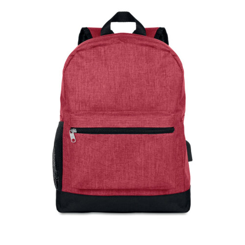 Plecak z zabezpieczeniem czerwony MO9600-05 