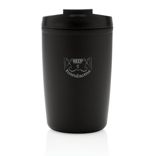 Kubek podróżny 300 ml z PP z recyklingu Czarny P433.081 (3)