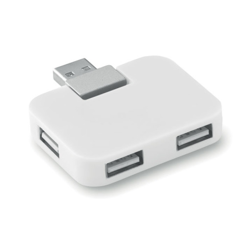 Hub USB 4 porty biały MO8930-06 