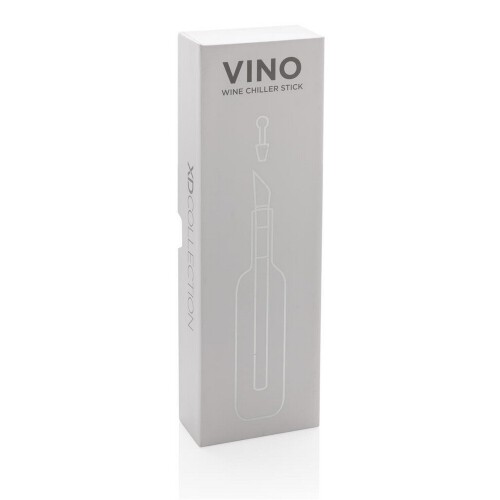 Schładzacz do wina Vino, nalewak z aeratorem srebrny P911.062 (6)