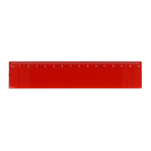 Linijka 15cm Czerwony