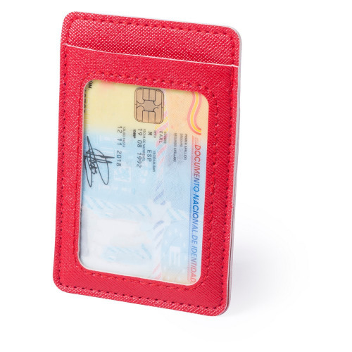 Etui na karty kredytowe czerwony V0497-05 (1)