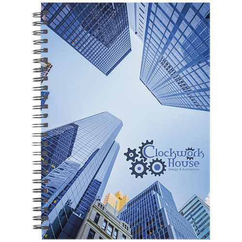 Zeszyt w formacie A5 Wire-o w twardej okładce Biały 21257001 (1)