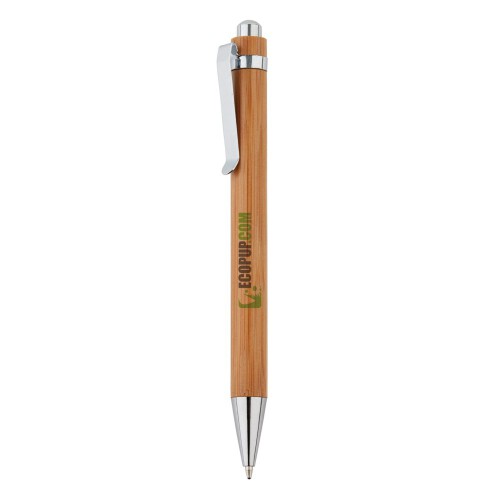 Bambusowy długopis szary, szary P610.329 (3)