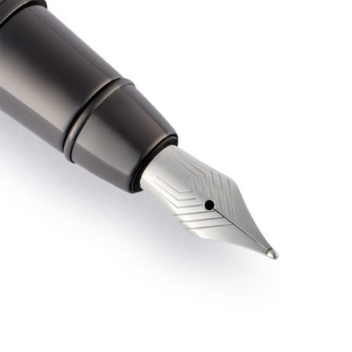 Pióro wieczne Double B Saffiano Black Czarny HSU5262A (4)