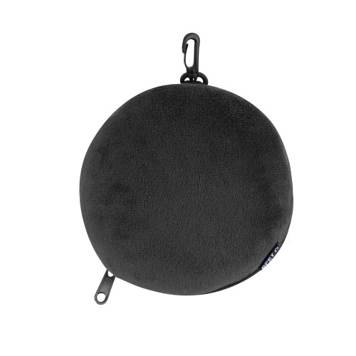 Zagłówek podróżny, maska na oczy Czarny VA664-03 