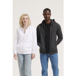 Bluza Rozpinana Unisex Bawełniana z Recyklingowanym Poliestrem