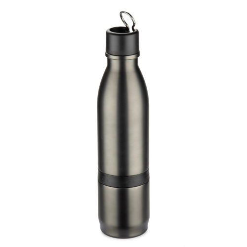 Butelka termiczna DRINNO 500 + 200 ml Grafitowy 16054-15 