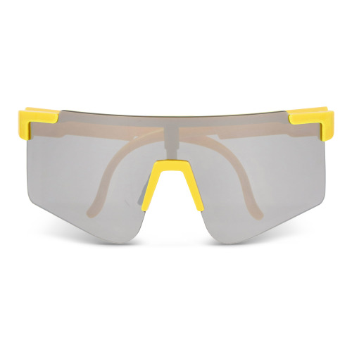 Sportowe okulary przeciwsłoneczne Tom R-PC z lustrzanymi soczewkami UV400 Asortyment fluoru / żółty LT86730-N9941 (1)