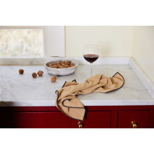 EDITH SERWETKI 2-PACK, BEŻOWY