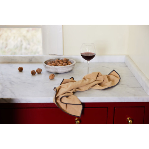 EDITH SERWETKI 2-PACK, BEŻOWY Beżowy 5018561- (1)