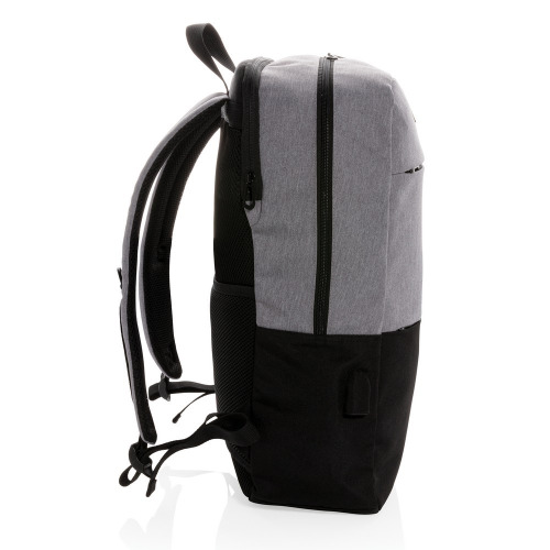 Plecak na laptopa 15,6", ochrona RFID Czarny P760.051 (2)