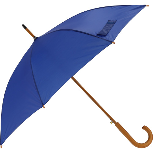 Parasol automatyczny drewniany Ø105 cm NANCY Niebieski 513104 (1)