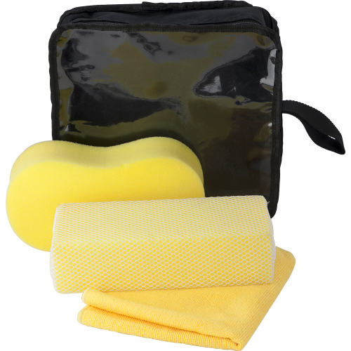 Zestaw do mycia samochodu żółty V7738-08 