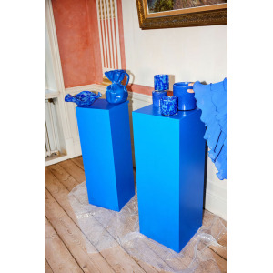 ŚWIECZNIK CALORE M, NIEBIESKI