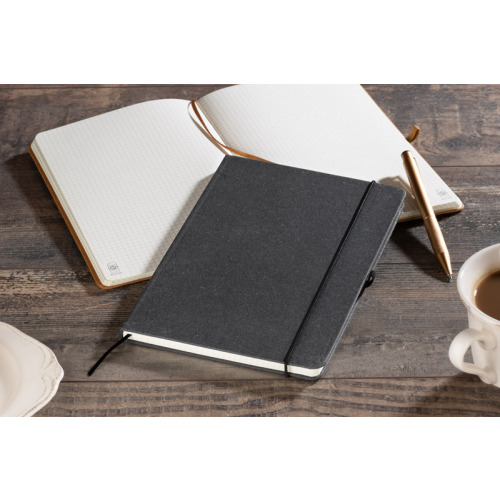 Notes z recyklingowanego PU, GLITZO A5 Czarny 18010-02 (5)