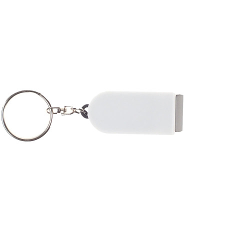 Brelok, czyścik do ekranu, stojak na telefon Czarny V8433-03 (2)