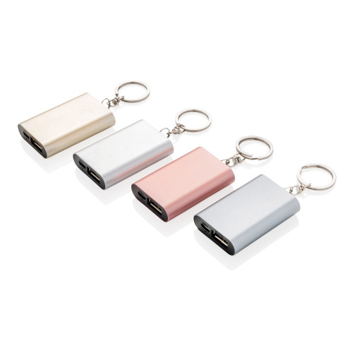 Power bank 1000 mAh, brelok do kluczy Szary P324.192 (6)