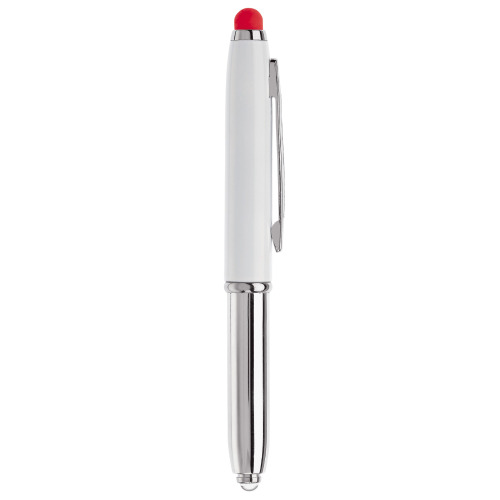 Długopis Stylus Shine+rysik Biały / czerwony LT87794-N0121 (4)