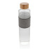 Szklana butelka 750 ml Impact w pokrowcu neutralny, szary P436.770  thumbnail