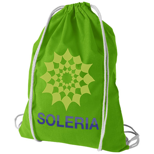 Plecak bawełniany premium Oregon Limonka 12011307 (2)