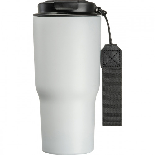Kubek termiczny 550 ml ze stali z recyklingu DANA Biały 8523906 (3)