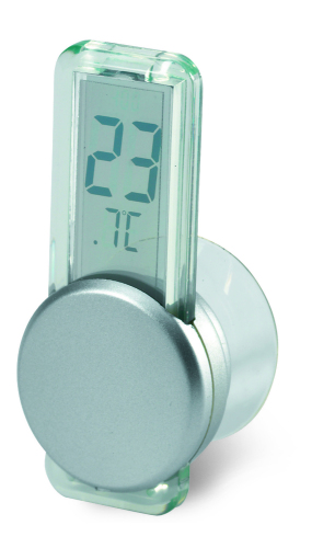 Elegancki termometr LCD srebrny KC2444-14 (1)