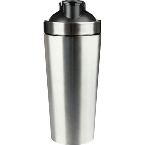 Butelka sportowa 750 ml, shaker Srebrny