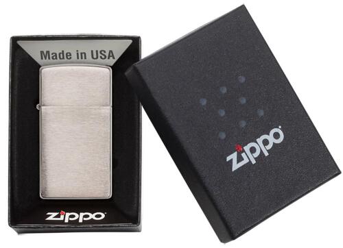 Zapalniczka Zippo Slim Szczotkowany chrom ZIP60001178 (2)