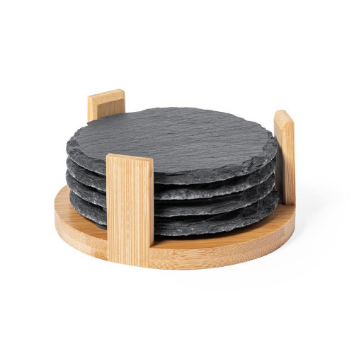 Zestaw podkładek pod kubek, 4 szt. Neutralny V8237-00 (3)