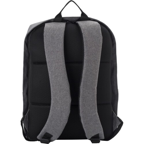 Plecak chroniący przed kieszonkowcami, przegroda na laptopa 15" czarny V0776-03 (1)