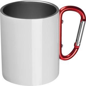 Kubek stalowy do sublimacji SOFIA 280 ml Czerwony