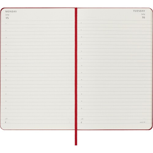Kalendarz MOLESKINE czerwony VM394-05/2025 (4)