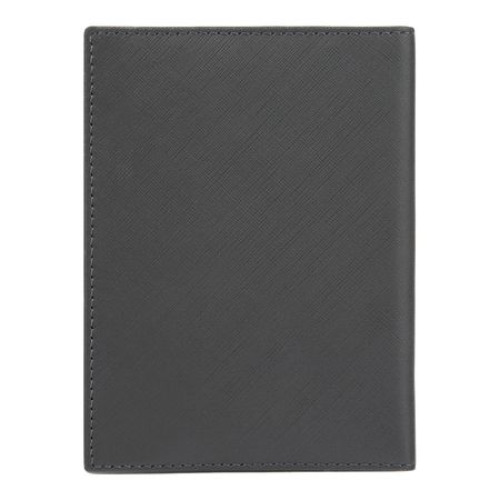 Etui na paszport Double B Saffiano Black Szary HLP526H (2)