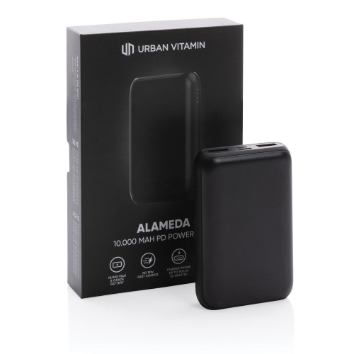 Szybki power bank 10000 mAh Urban Vitamin Czarny P322.701 (3)
