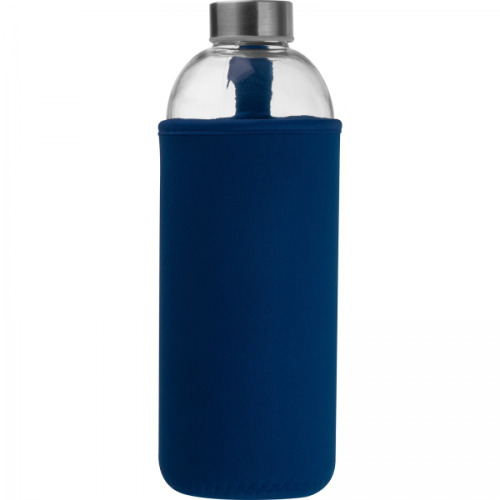 Butelka szklana z pokrowcem 1000 ml JESSICA Granatowy 6242744 (6)