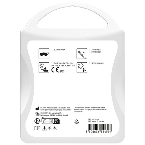 MyKit Zestaw Podróżny - Na pokładzie Przezroczysty biały 1Z251201 (4)