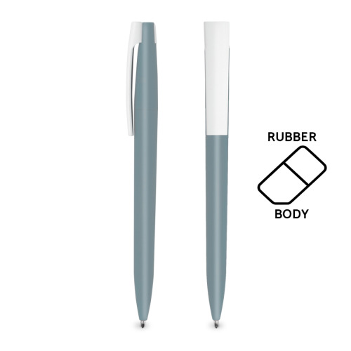 Długopis plastikowy soft touch / Rubby Light Grey IP13139095 