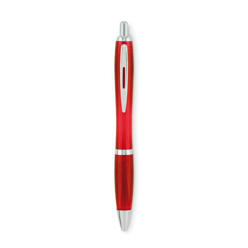 Długopis z RPET przezroczysty czerwony MO6409-25 (2)
