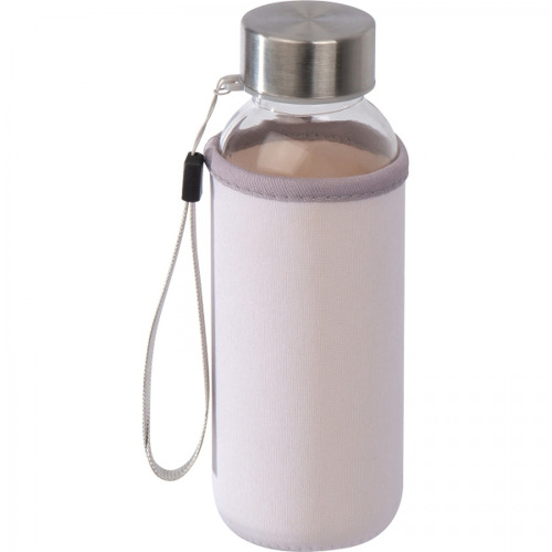 Butelka szklana z pokrowcem 300 ml LOTTE Biały 6098506 (1)