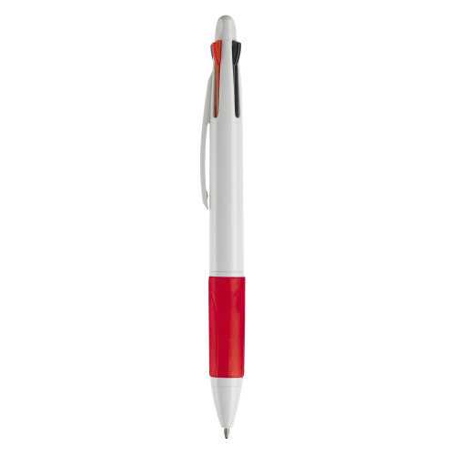 Długopis 4-kolorowy Biały / czerwony LT87226-N0121 (1)