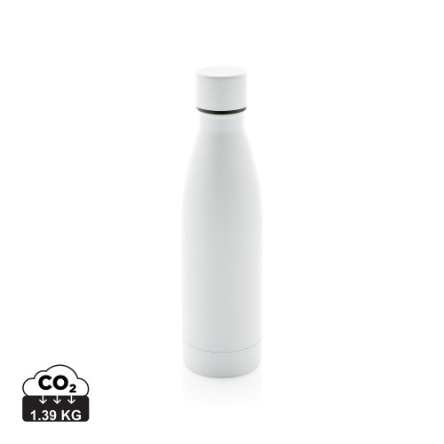 Butelka termiczna 500 ml, stal nierdzewna z recyklingu Biały P433.273 (6)